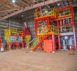 Mercury waste treatment centre