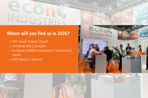 Messen & Konferenzen 2026 – econ industries weltweit im Einsatz