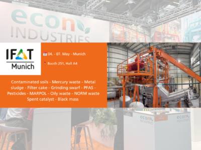 econ industries at IFAT Munich 2026: Where Industrial Waste Becomes Circular Value.