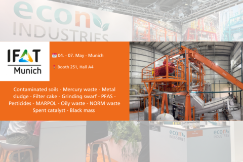 econ industries at IFAT Munich 2026: Where Industrial Waste Becomes Circular Value.