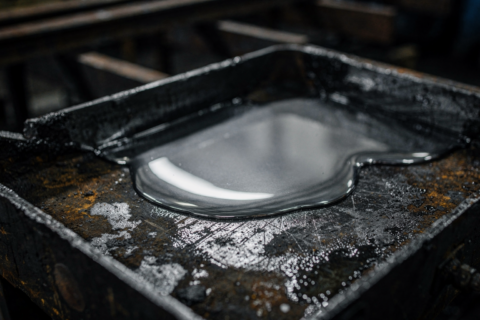 Mercury stabilization: how elemental mercury becomes stable cinnabar